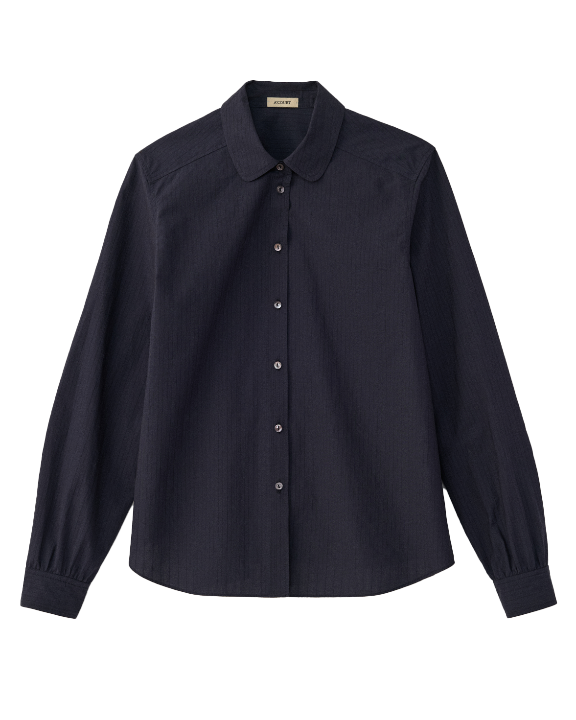 Black shirt on a white background