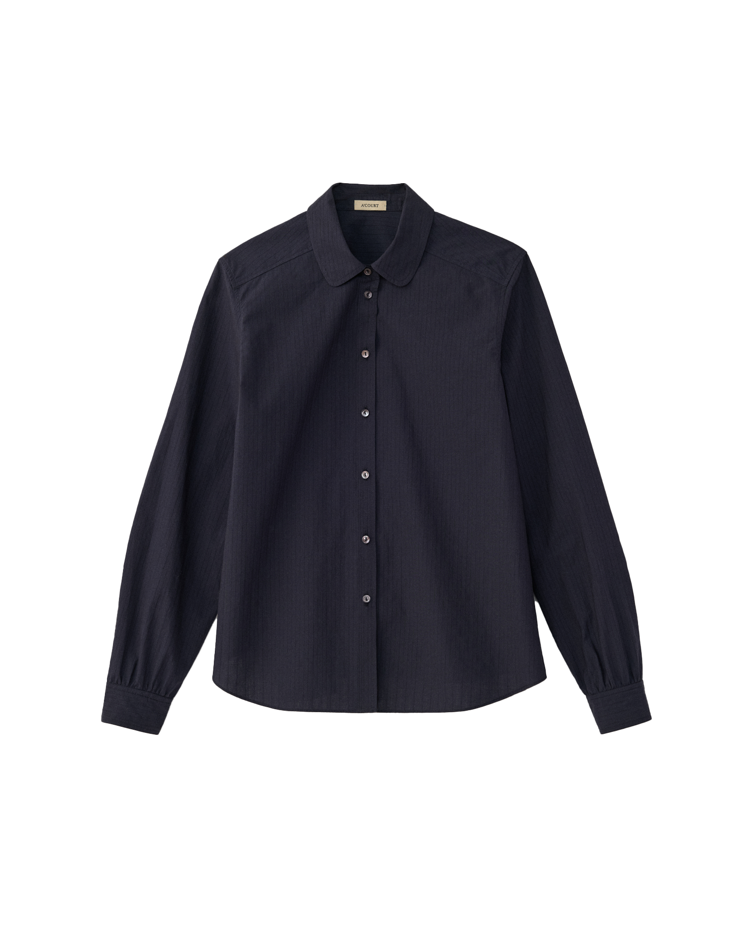 Black shirt on a white background